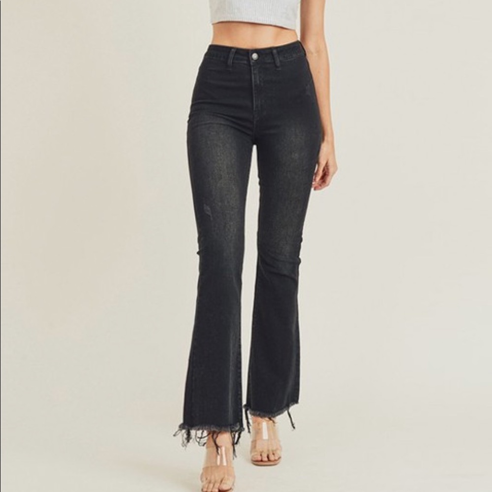High waisted plus size bellbottoms